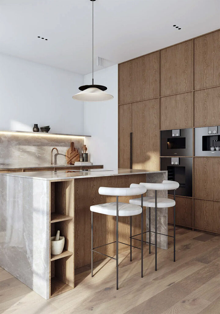 Zabudowy meblowe na wymiar - wizualizacja